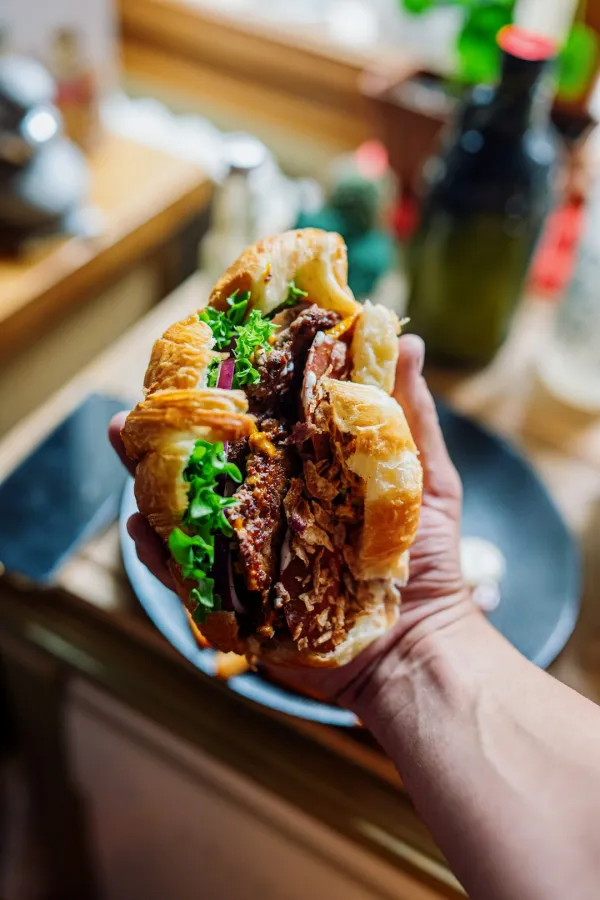 Beef Pastry Burger