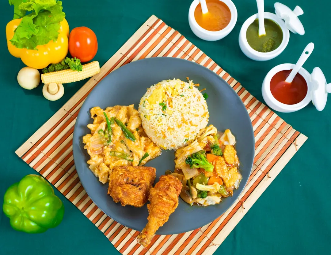 Fried Rice with Fish Fillet / Prawn Fry / Vegetable