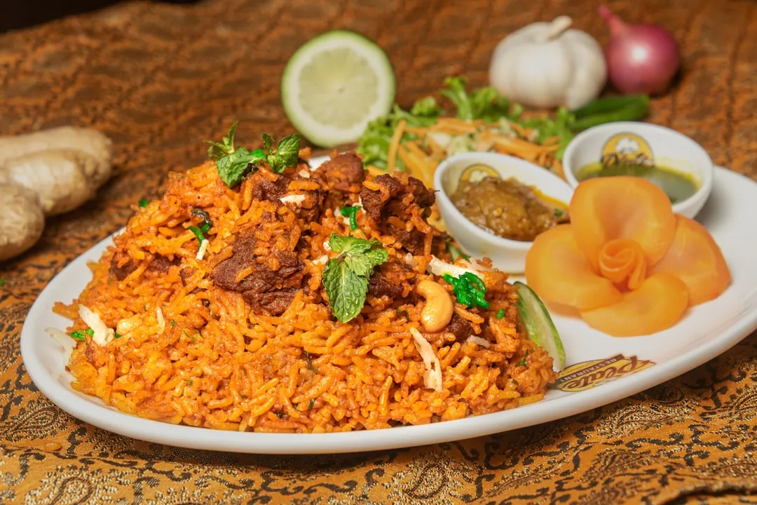 Fried Rice with Vegetable Beef Masala