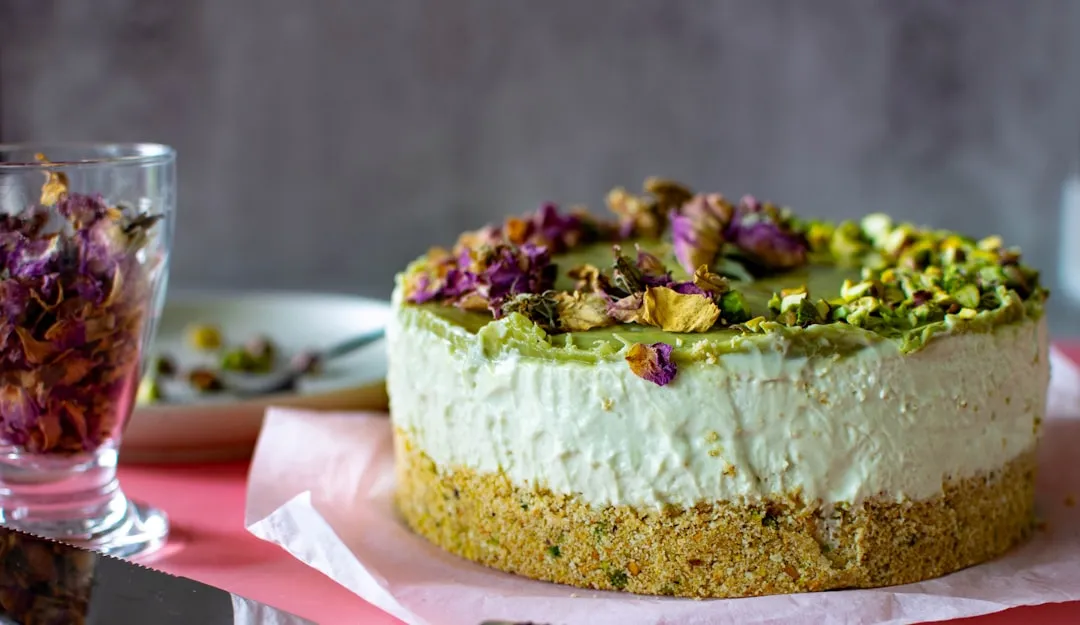 Pistachio Brownie Cheesecake